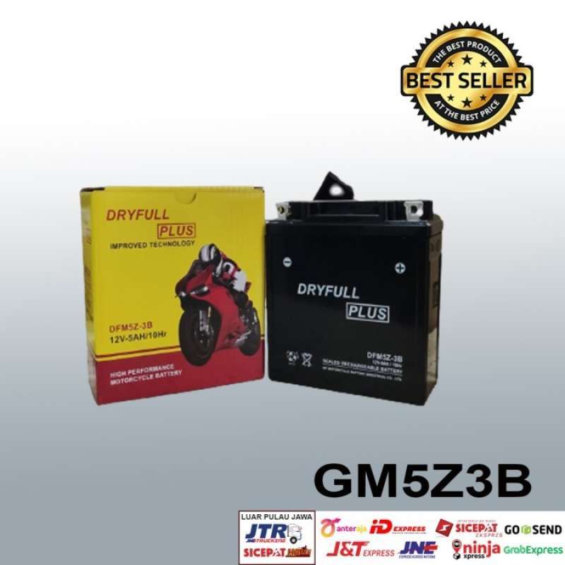 Jual Aki Motor Honda Supra Fit Dfm5z3b Aki Kering Dryfull Dfm5z3b Di
