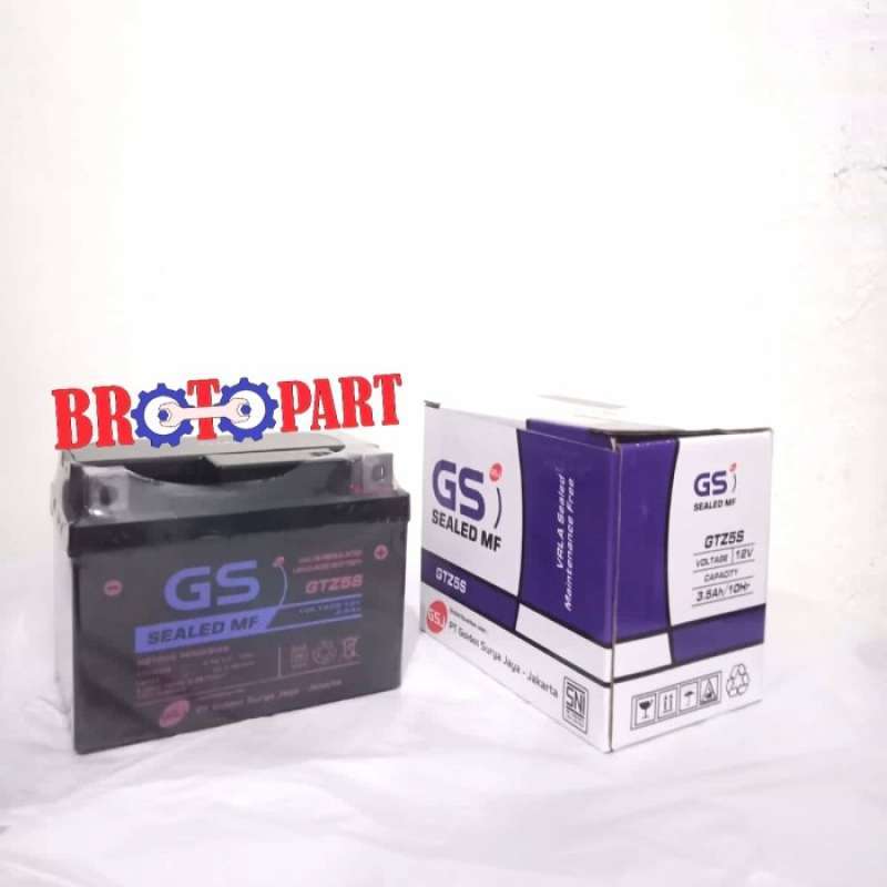 Promo Aki Motor Honda Beat Karbu Fi, Scoopy Karbu Fi GTZ5S YTZ5S Aki