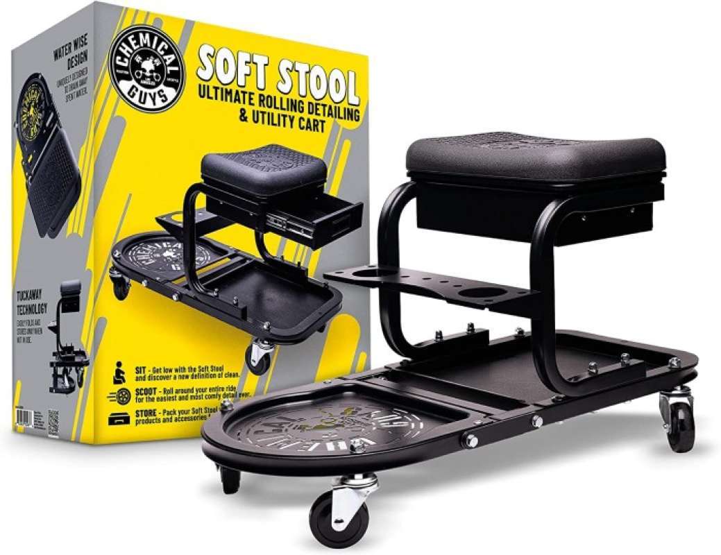 CHEMICAL GUYS SOFT STOOL ULTIMATE UTILITY DETAILING CART – The