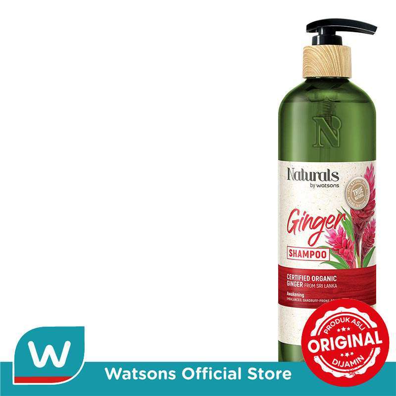 Promo Naturals By Watsons Naturals By Watsons Ginger Shampoo 490ml