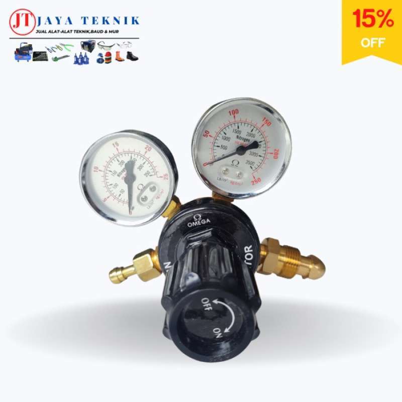 Promo NITROGEN REGULATOR OMEGA REGULATOR UNTUK TABUNG GAS NITROGEN
