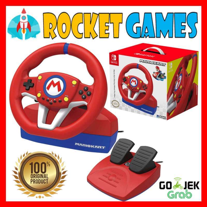 Jual Rocket Games - Hori Mario Kart Racing Wheel Pro Mini For Nintendo ...