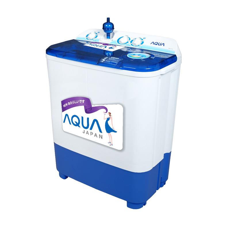 Jual Aqua QW755XT Mesin Cuci - Putih Biru [2 Tabung/ 7 kg] di Seller