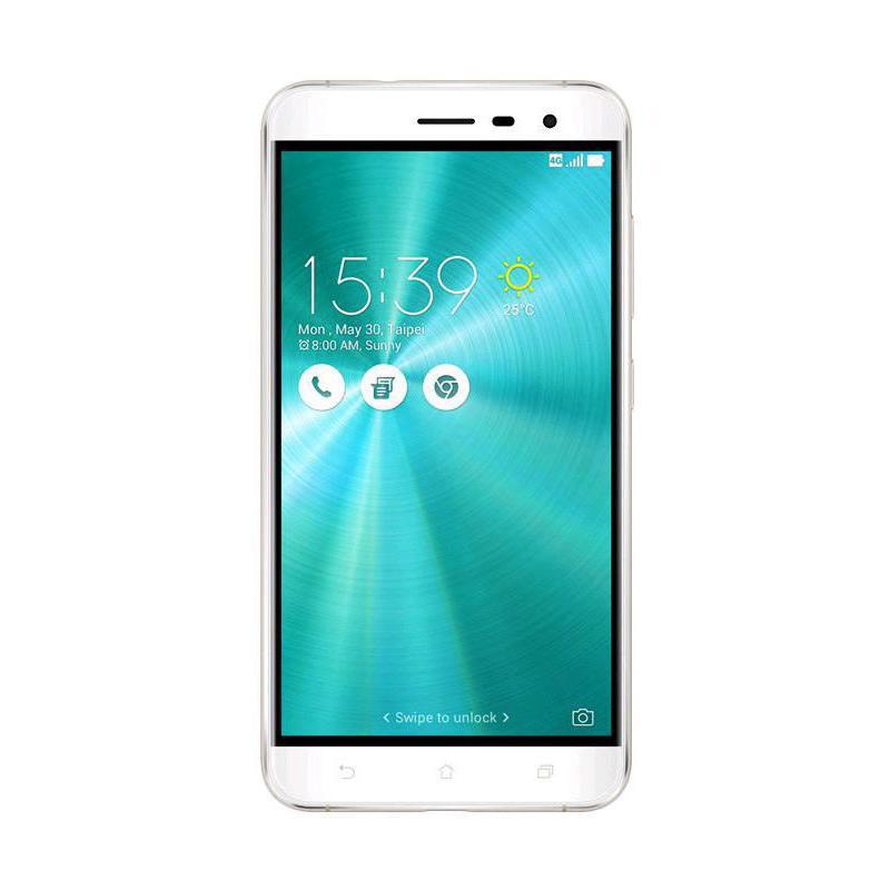 Jual Asus Zenfone 3 ZE520KL Smartphone - White Gold [32GB 
