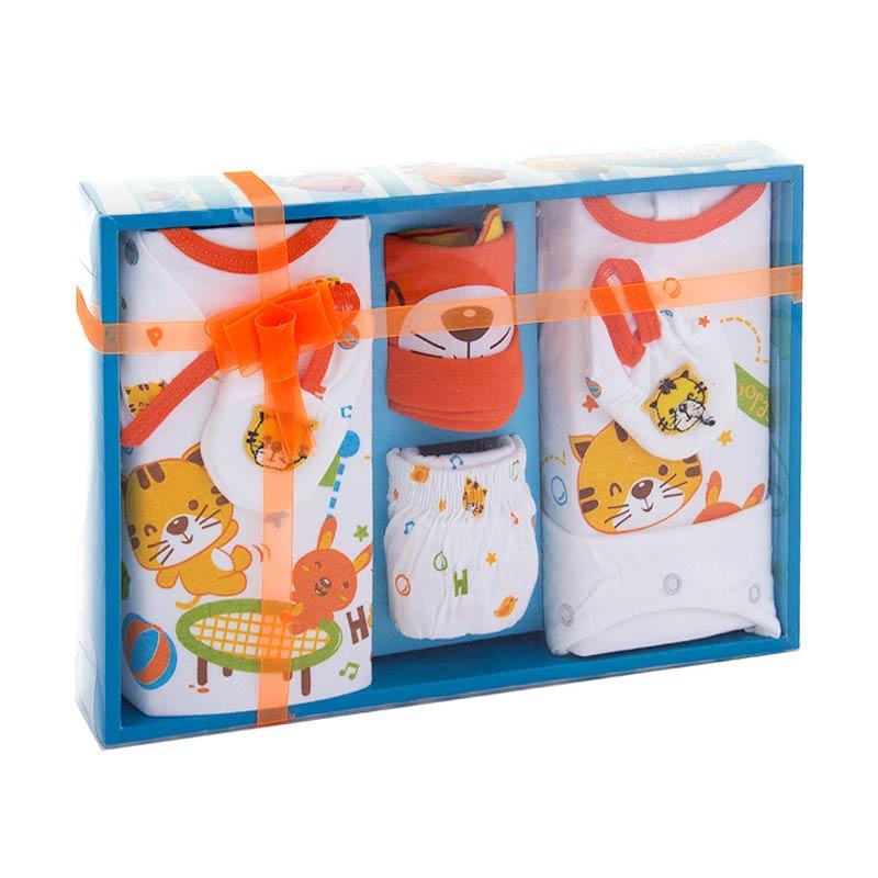jual kiddy 11169 tiger baby gift set pakaian bayi orange jual kiddy 11169 tiger baby gift set pakaian bayi orange