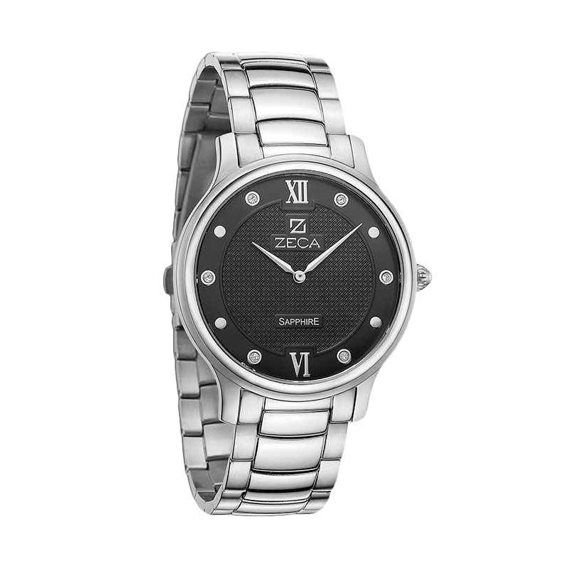 Zeca 3006m Jam Tangan Pria Hitam jual zeca tali rantai jam tangan pria 550038 silver Zeca 3006m Jam Tangan Pria Hitam jual zeca tali rantai jam tangan pria 550038 silver