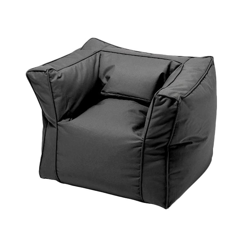 Jual Prissilia Bantal Duduk Bean Bag Sofa - Black Online - Harga & Kualitas Terjamin | Blibli.com