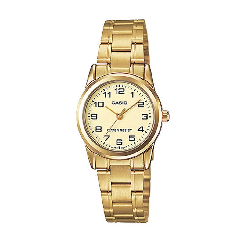 Jual CASIO Standard LTP-V001G-9B Jam Tangan Wanita - Gold 