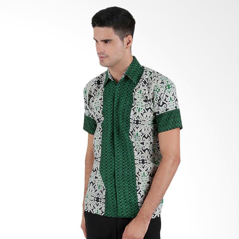 Jual Elfs Shop 6F17001 Kemeja Batik Katun Hijau Tua Jual Elfs Shop 6F17001 Kemeja Batik Katun Hijau Tua