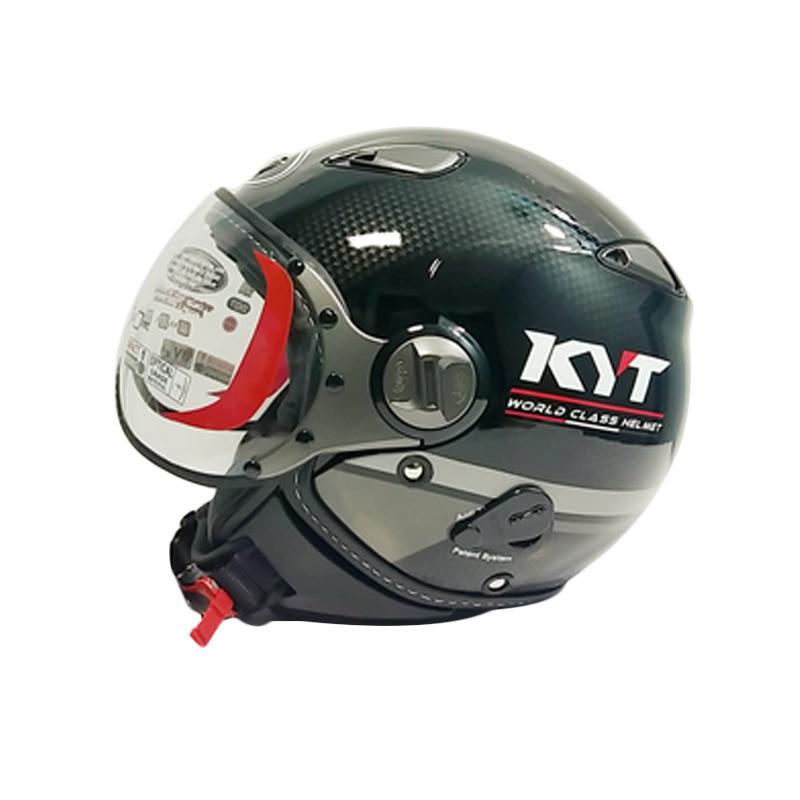 Jual Kyt Elsico 3 Helm Motor Half Face Black Gun Metal L Di Seller