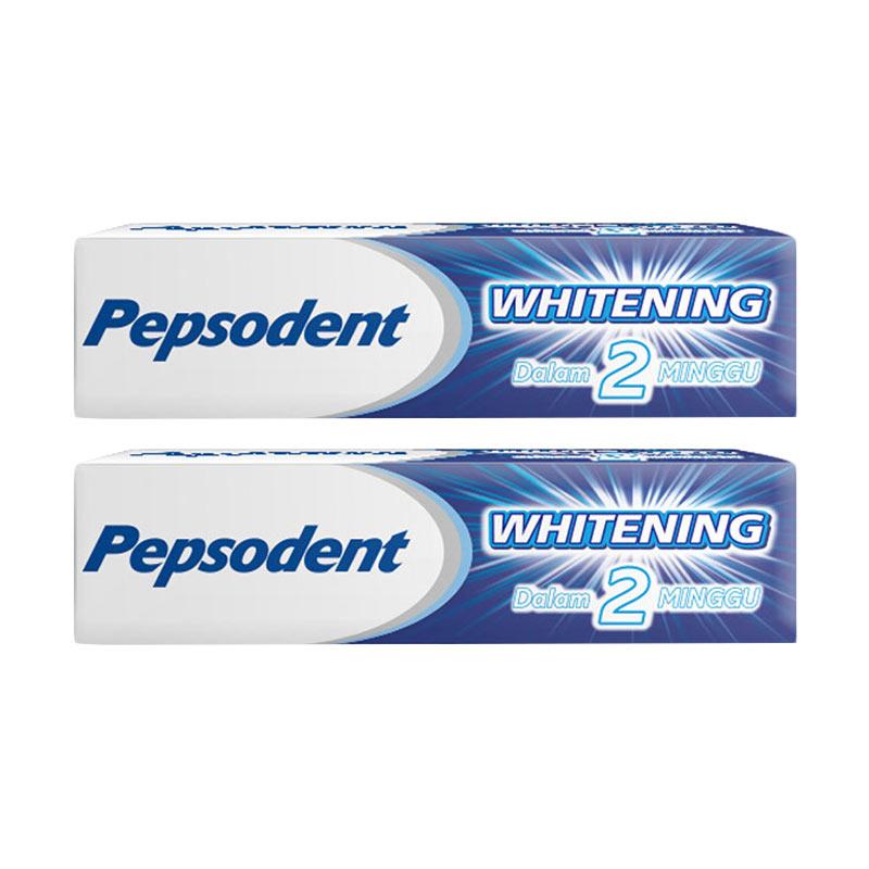Jual Pepsodent Pasta Gigi Whitening [190g/2pcs] Online 
