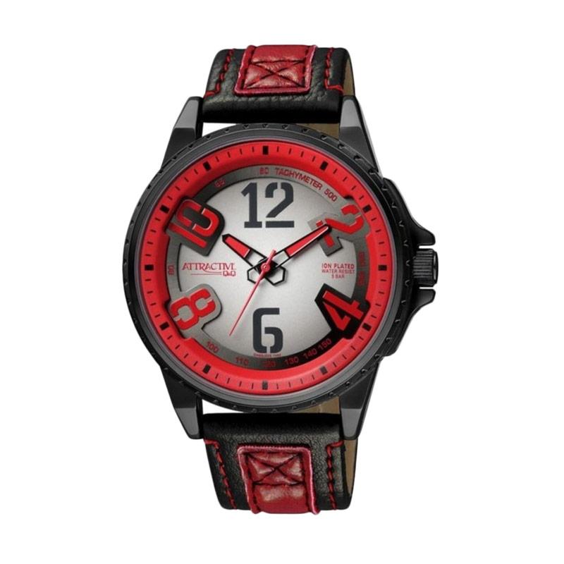 jual q q attractive jam tangan pria hitam merah jual q q attractive jam tangan pria hitam merah