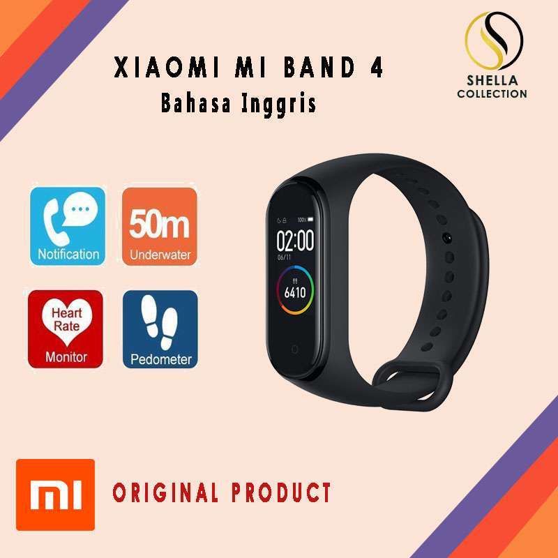 â Original Smartwatch Band Xiaomi Mi Band 4 Jam Tangan