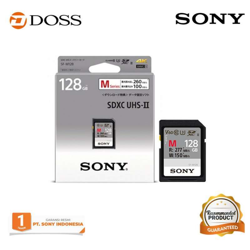 Карта памяти sony tough sdxc 128gb 277r 150w sf m128t t