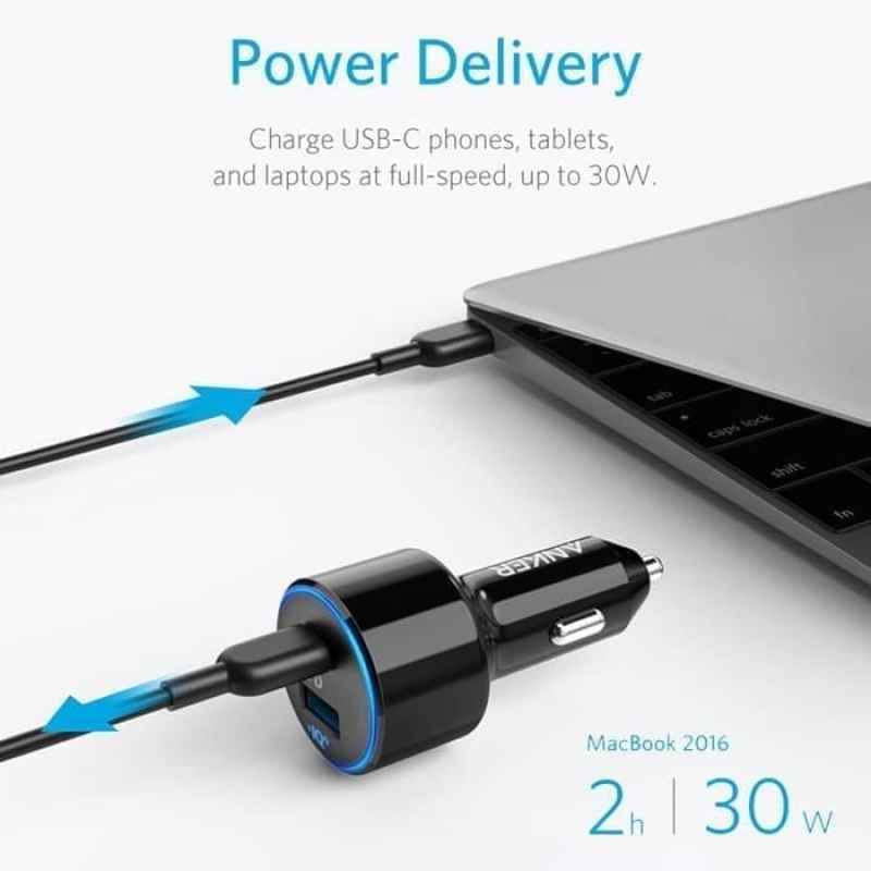 Jual Anker Powerdrive Ii Pd 2 Ports Power Delivery 30W Car Charger