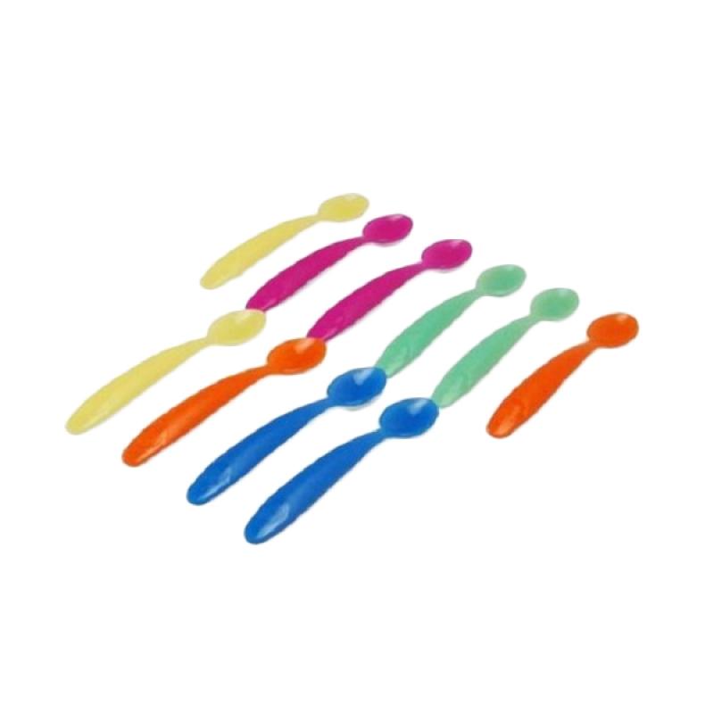 Jual The First Years Take & Toss Infant Spoons - Blue [12