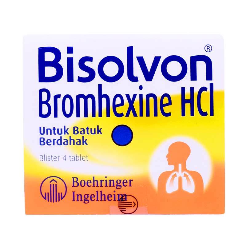 Jual Bisolvon Obat Batuk [8 mg / 4 Tablet] di Seller Dede collection