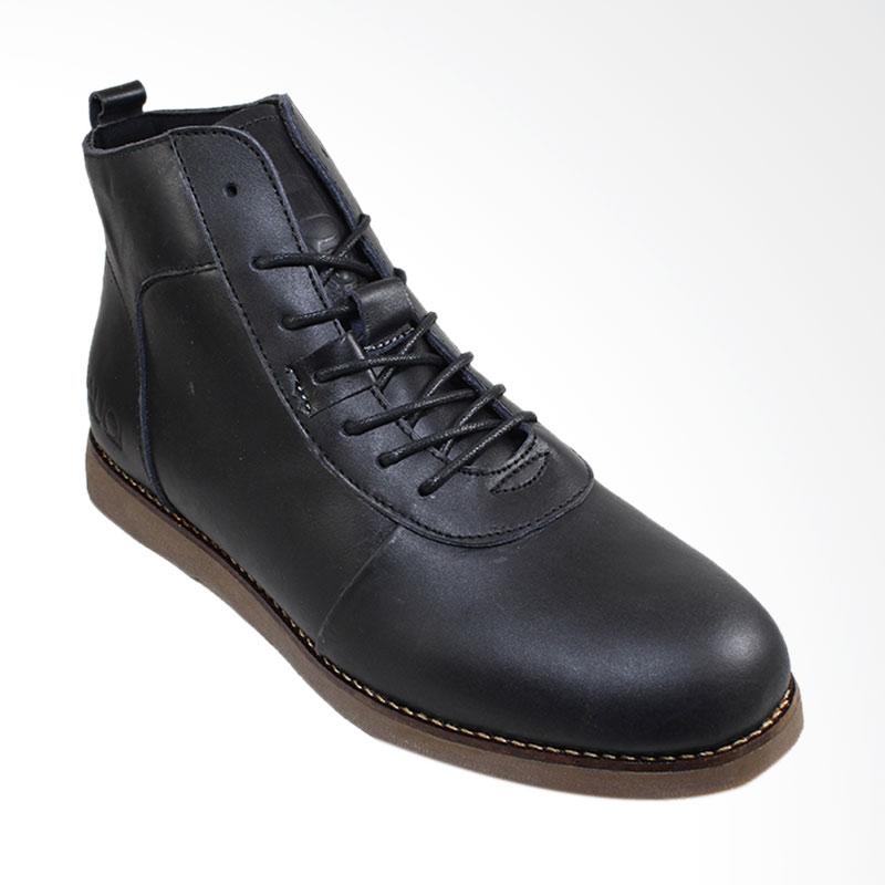 jual sauqi footwear brodo casual sepatu pria black sol jual sauqi footwear brodo casual sepatu pria black sol