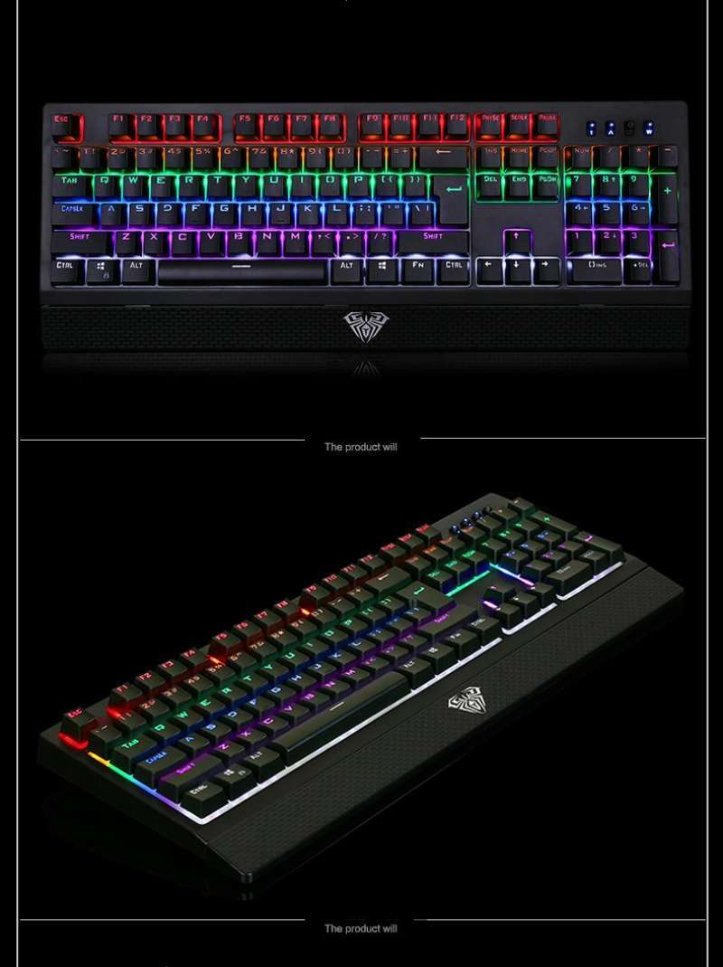 Jual Keyboard Mechanical Gaming AULA Wings Of Liberty (Blue Switch) di