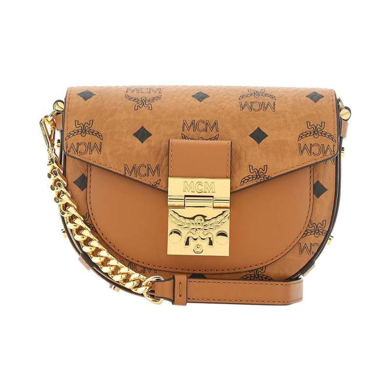 Jual MCM Mini Patricia Crossbody In Visetos Cognac di Seller voila.id