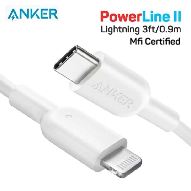 Jual Anker Powerline Ii Usb Type-C To Lightning Cable 0.9 1.8M - Kabel ...