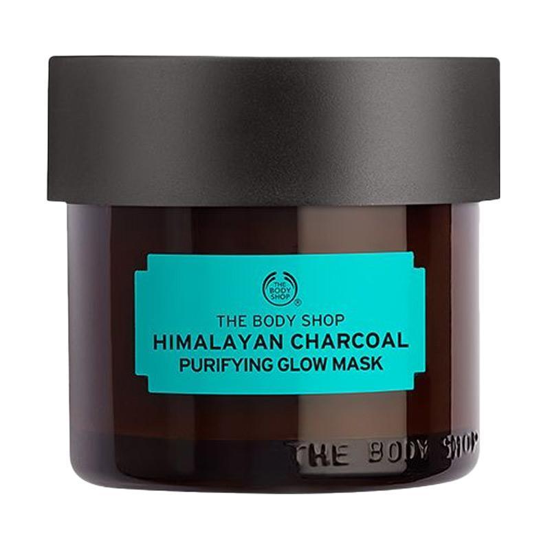 Jual The Body Shop Himalayan Charcoal Pure Glow Mud Mask [75 mL] di