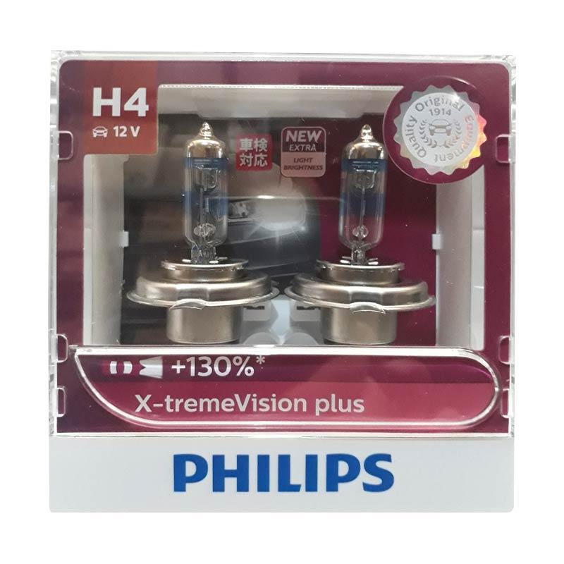 Jual PHILIPS H4 Xtreme Vision Plus Bohlam Lampu Halogen [60/55 W/12 V