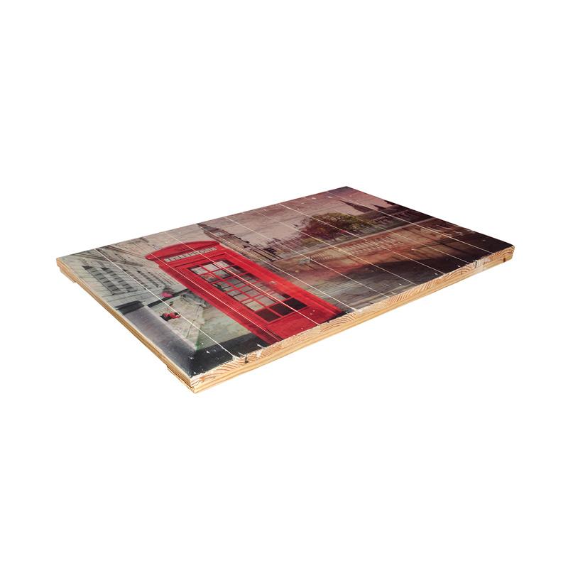 Jual Poster Kayu/Papan Quote London Garden- Multicolor [45 ...