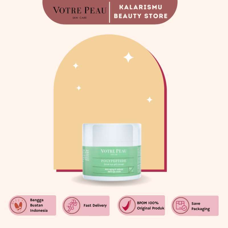 Jual Votre Peau Polypeptide Fresh Eye Gel Cream with Edelweiss Culture Extract 12,5g di Seller