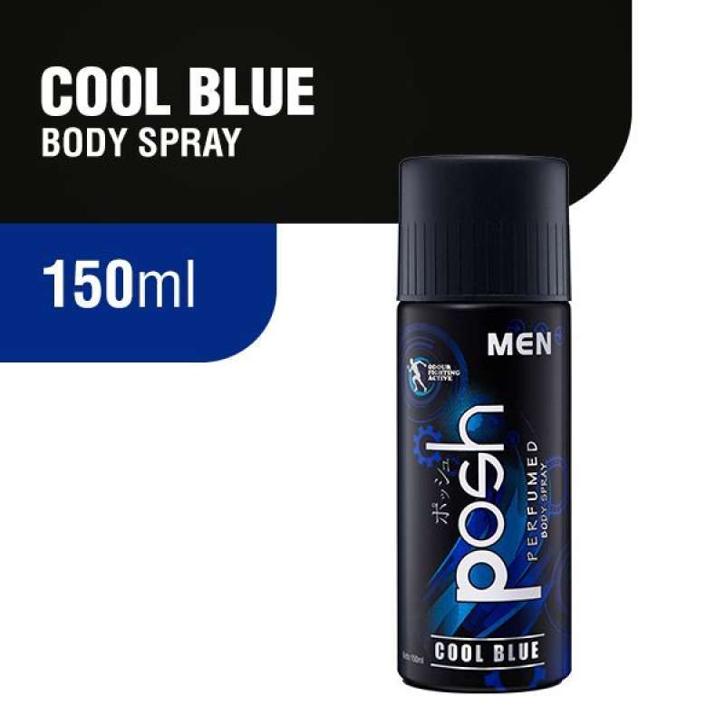 Jual Posh Men Cool Blue Body Spray [150 mL] di Seller LUKENFRIENDS