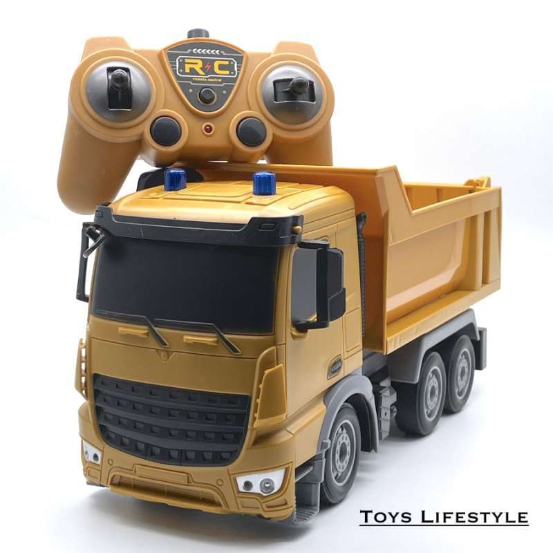 Promo Mainan Anak Mobil Truk Remote Control Dump Truck / Truck Semen 1