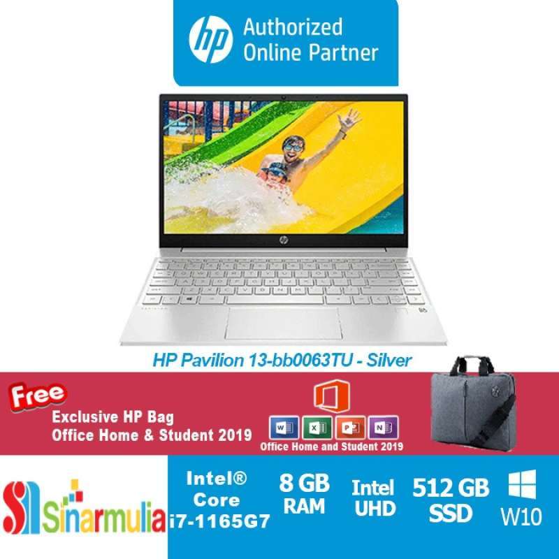 â Laptop Hp Pavilion 13-bb0063tu I7-1165g7 512gb 8gb Win10 Ohs Terbaru