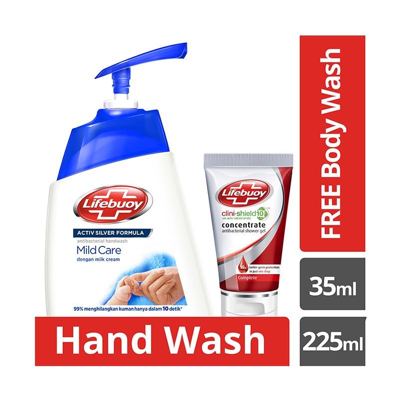 Jual LIFEBUOY Mild Care Pump Sabun Cuci Tangan [225 mL