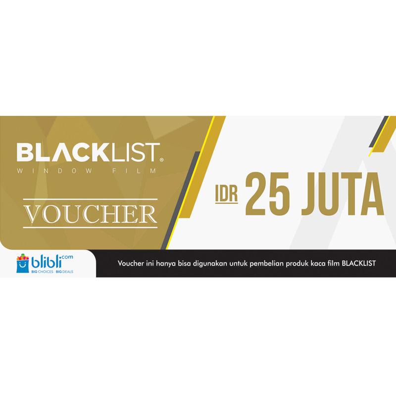 Jual Blacklist Window Film Voucher Fisik [IDR 25.000.000] di Seller MAKKO GLOBAL INDO - Kota