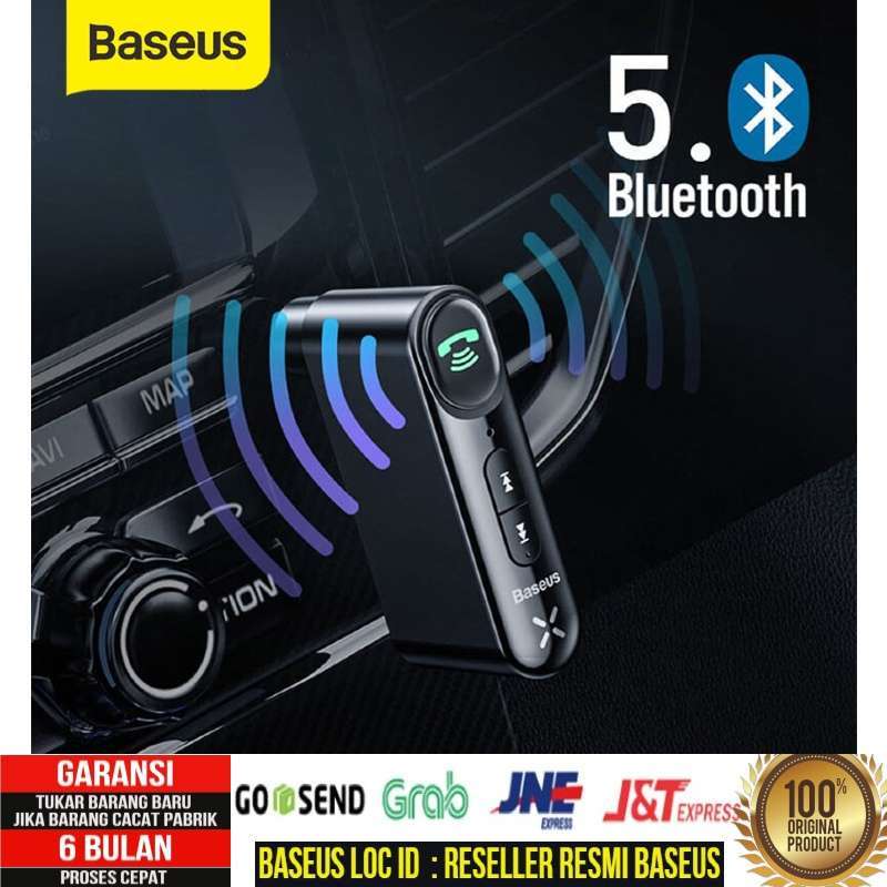 Promo Baseus Qiyin AUX Wireless Audio Jack Adapter Car Bluetooth
