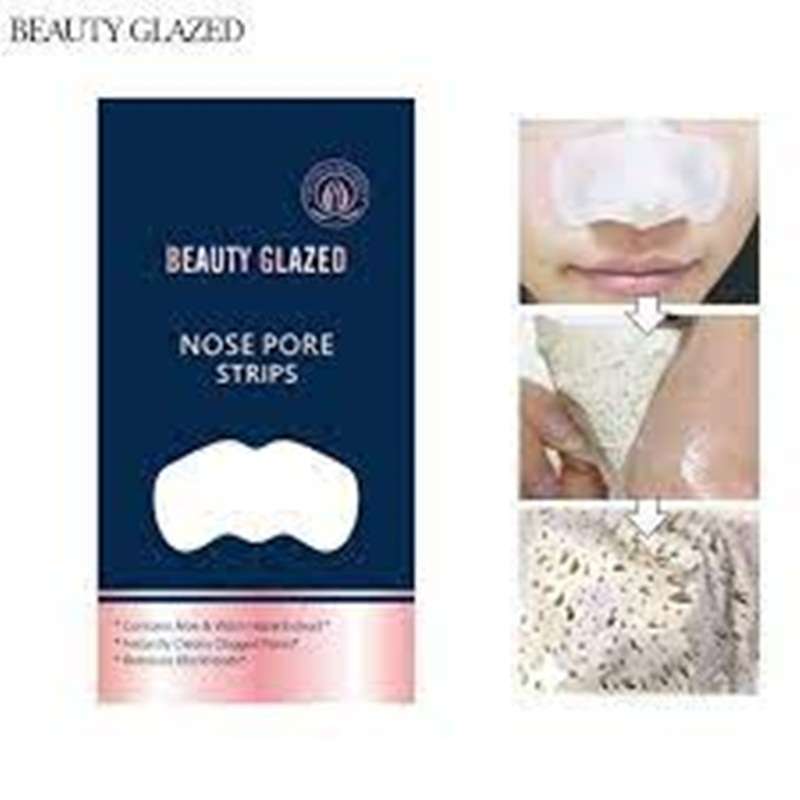 Jual Beauty Glazed Nose Pore Strip Pengangkat Komedo Nose Pore Stips di Seller orange collection