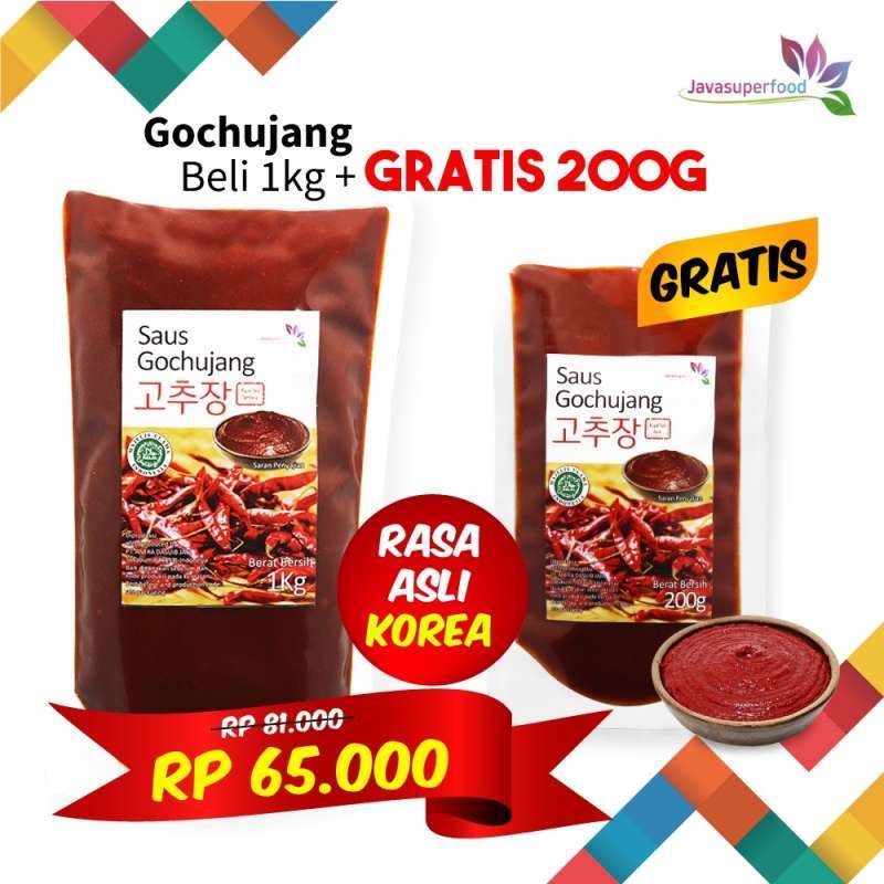 Jual [HALAL] Gochujang 1kg Rasa Asli Korea/Sauce Sambel Pasta/Chili