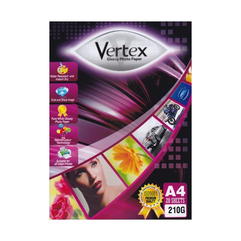 Jual Vertex Glossy A4 Kertas Foto [210 g] Online - Harga