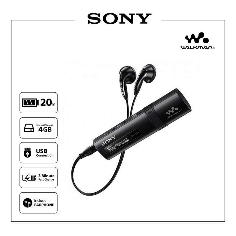 Jual Sony Nwz-b183f Walkman Mp3 Player / Nwz B183 / B183f ( Sony Audio ...