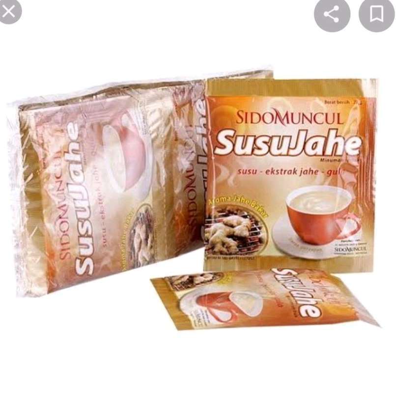 Jual SIDOMUNCUL Susu Jahe Minuman Instant [10 Sach   et] di Seller Miziy