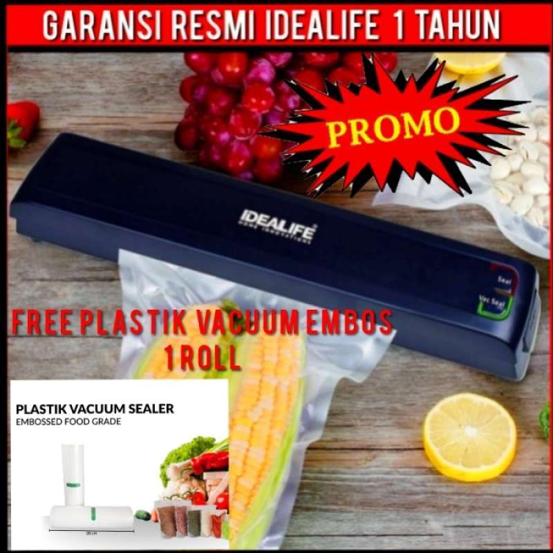Jual Vacum Mesin Press Plastik Vacuum Sealer Makanan Idealife Il600