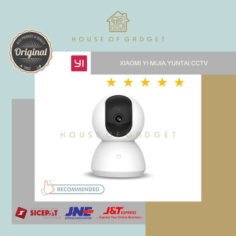 Jual ORIGINAL Xiaomi Yi Mijia Yuntai Smart Dome WiFi 360 IP Camera CCTV 
