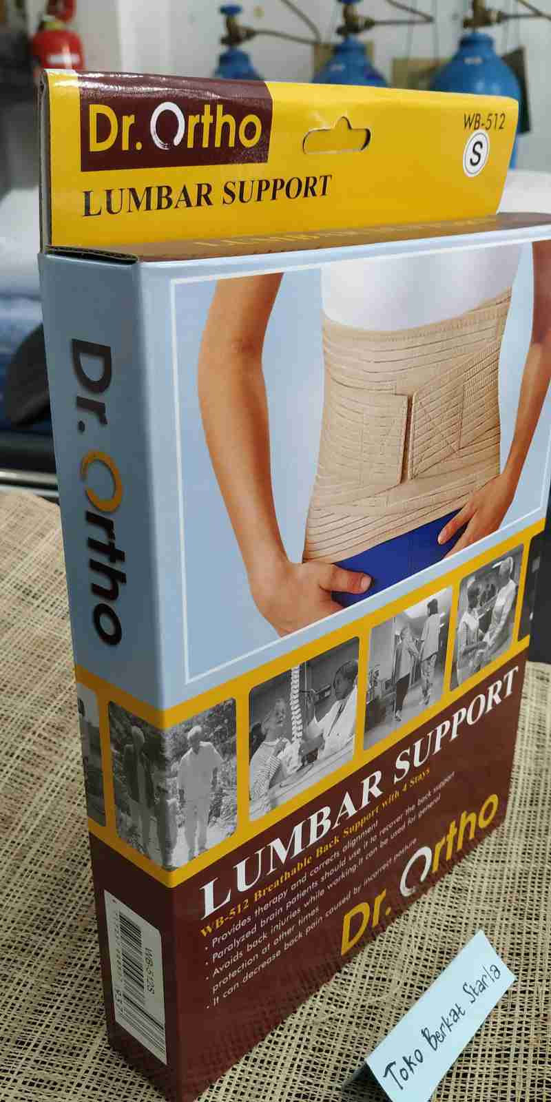 Jual Dr Ortho Rehabilitation Lumbar Support EB 512 Breathable Back