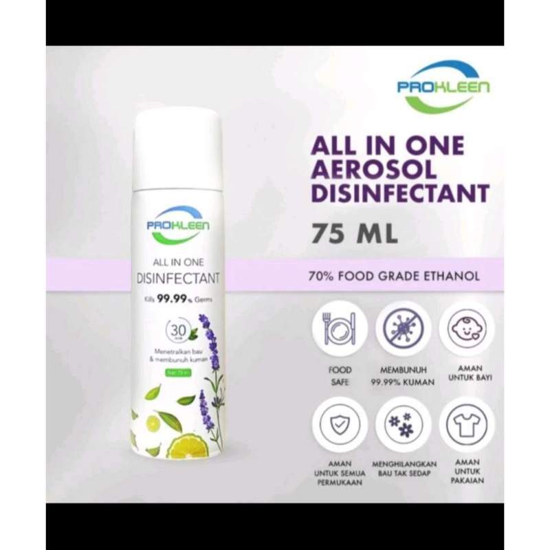 Proklenz One Jual (prokleen) All In One Disinfectant Spray Isi 75 Ml Di Seller ...