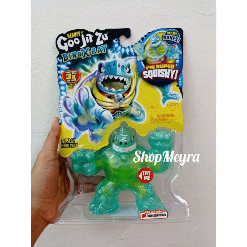 Jual Heroes of Goo Jit Zu Series 4 Dino X-Ray Thrash Vs Verapz di