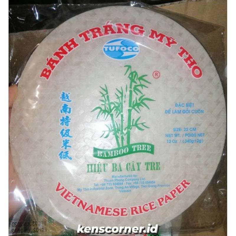 Jual Banh Trang My Tho Vietnamese Rice Paper Bamboo Tree Vietnamese