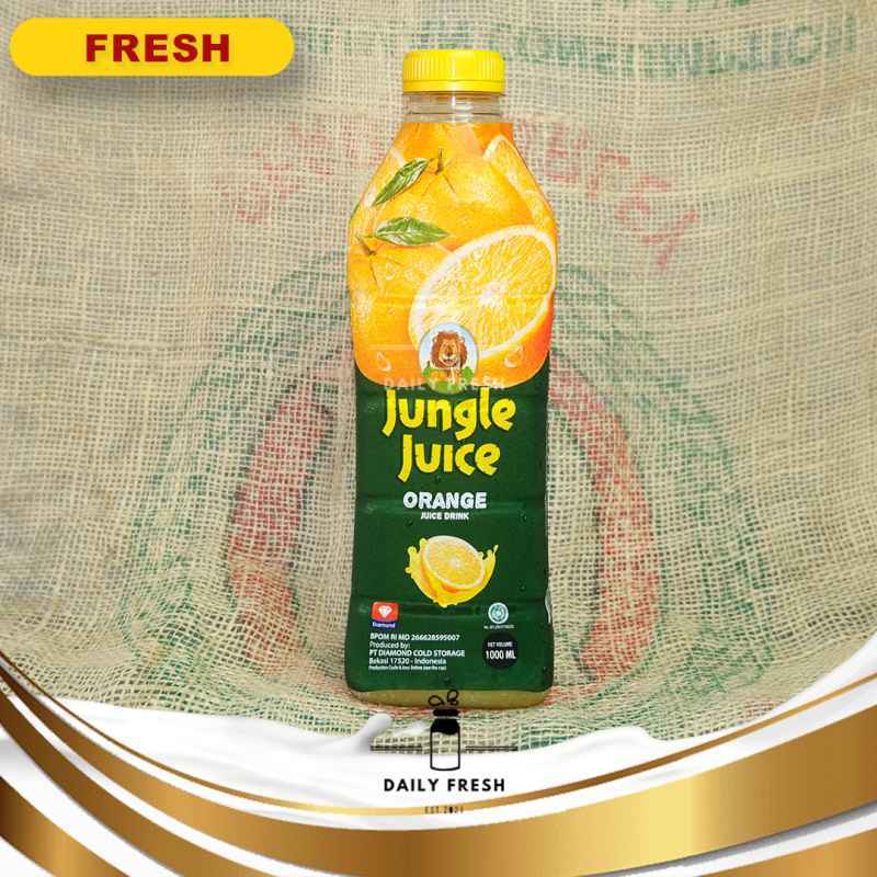 Jual JUNGLE JUICE 1 LITER ORANGE JUS BUAH JERUK di Seller Daily Fresh