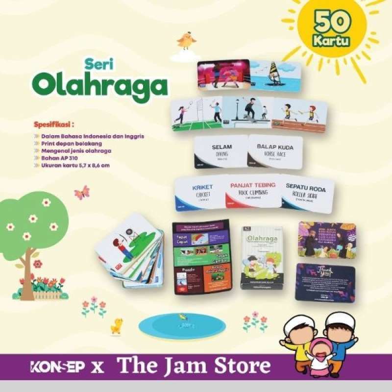 Jual Flash Card Kartu Edukasi Anak Flashcard Konsep Belajar Cepat Anak ...