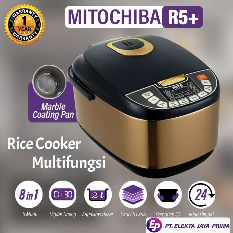 Jual Ejp Mito Digital Rice Cooker Multifungsi R5 Plus Gold Mitochiba