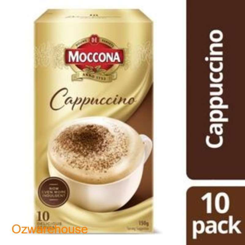 Jual Moccona Cafe Classics Cappuccino Coffee Sachets 10 pack di Seller